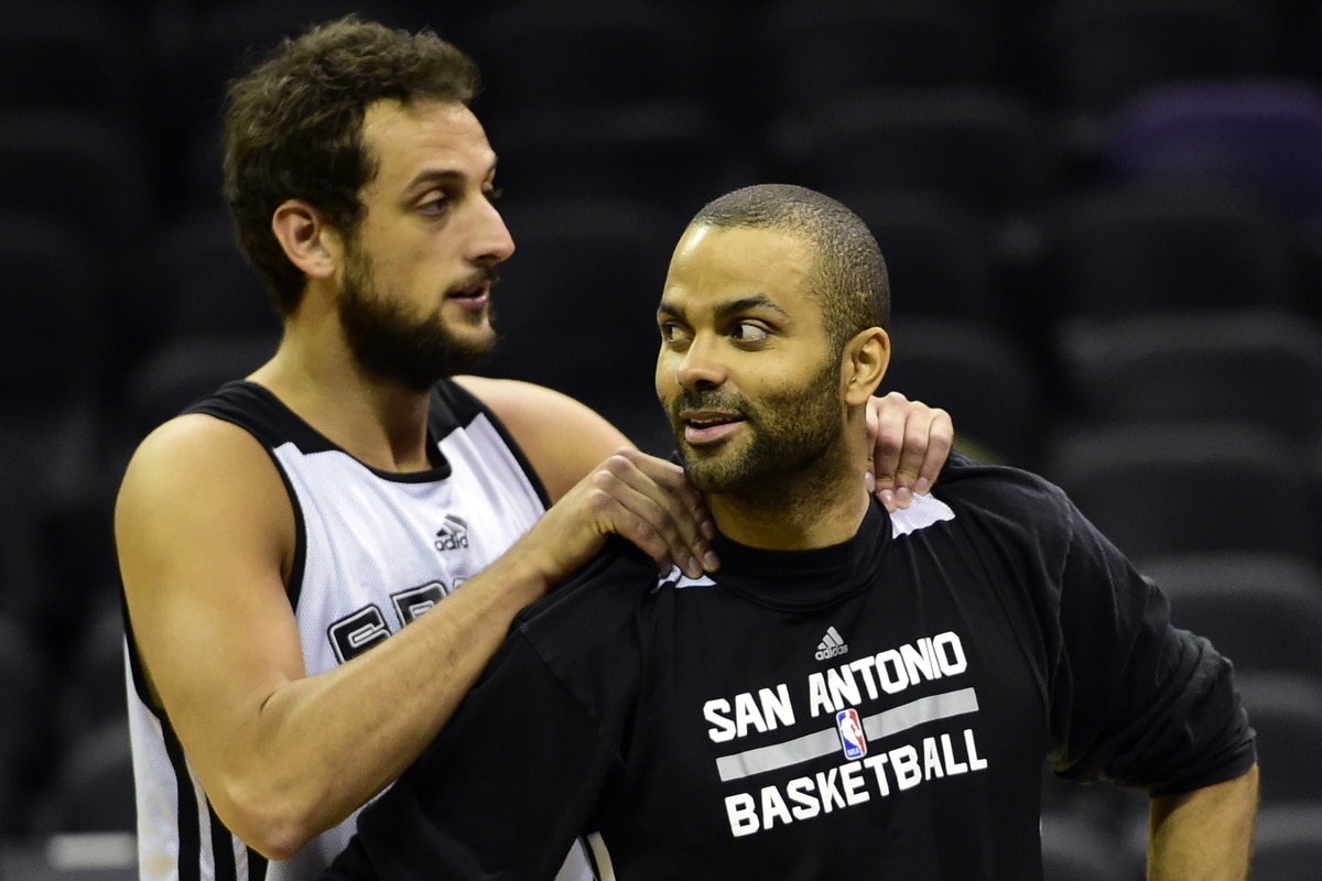 Marco Belinelli and Tony Parker