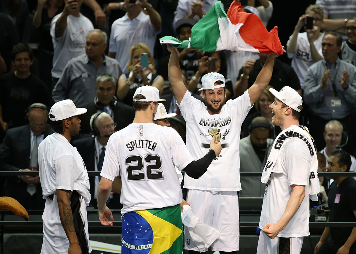 Marco Belinelli, NBA champion in 2014