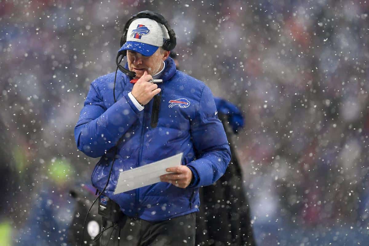 Sean McDermott, coach of the Buffalo Bills.