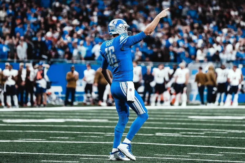 Jared Goff, Detroit Lions quarterback.