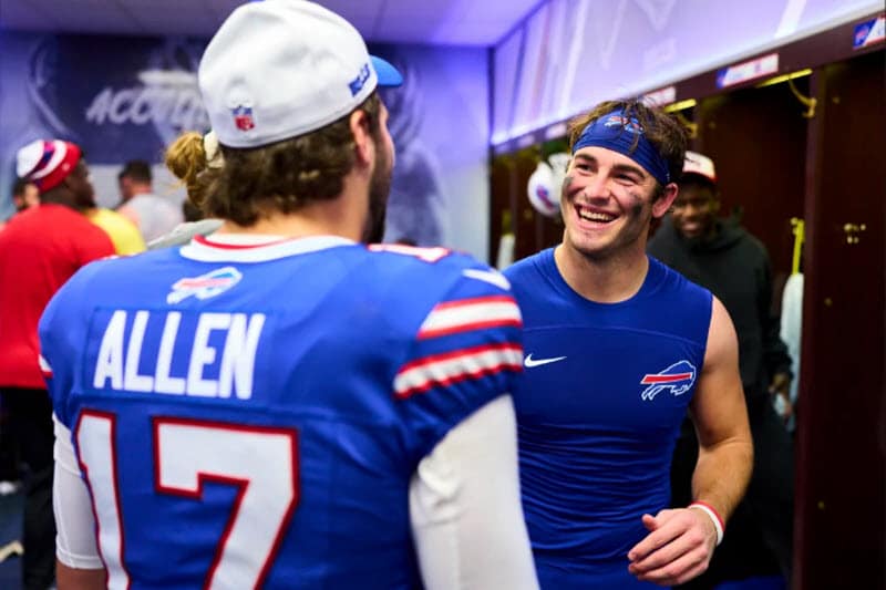 Buffalo Bills duo Dalton Kincaid and Josh Allen