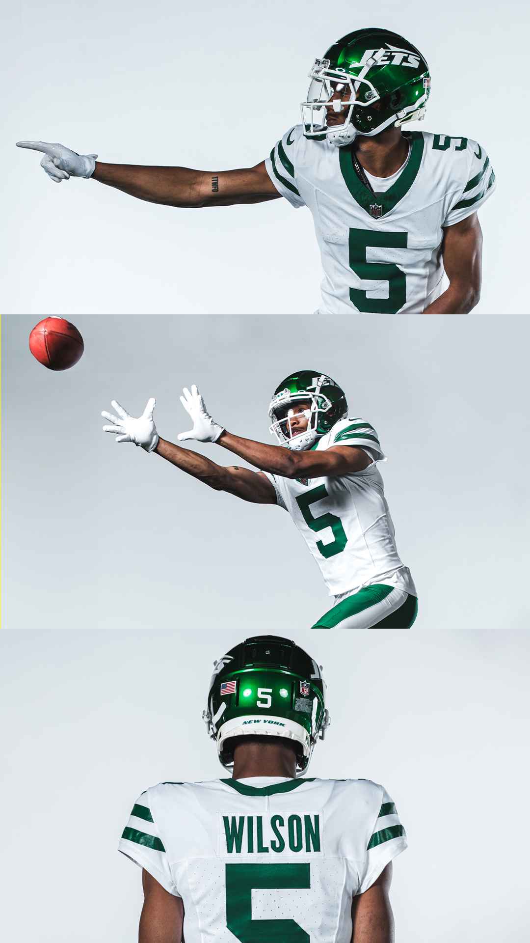 New York Jets white jersey