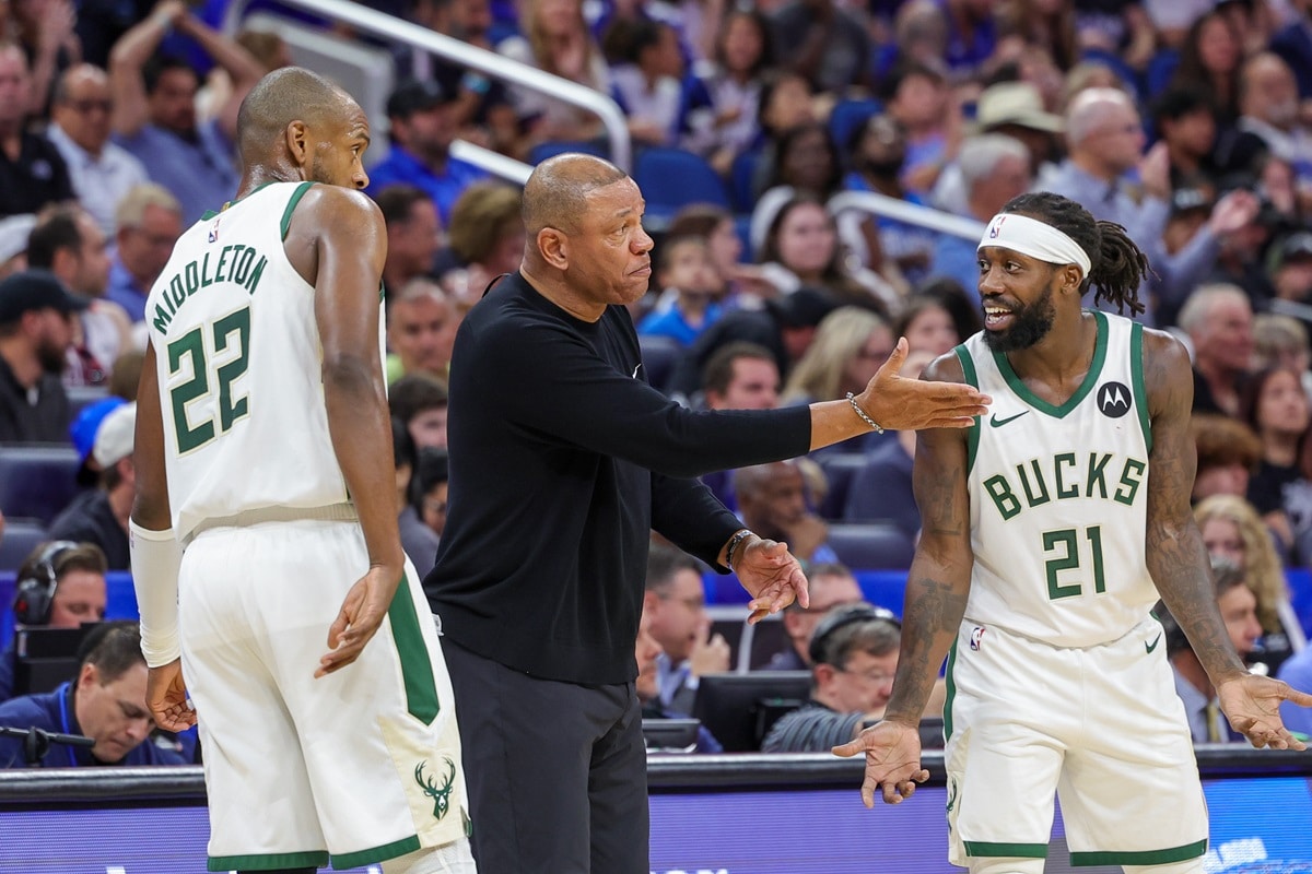 Doc Rivers with the Bucks