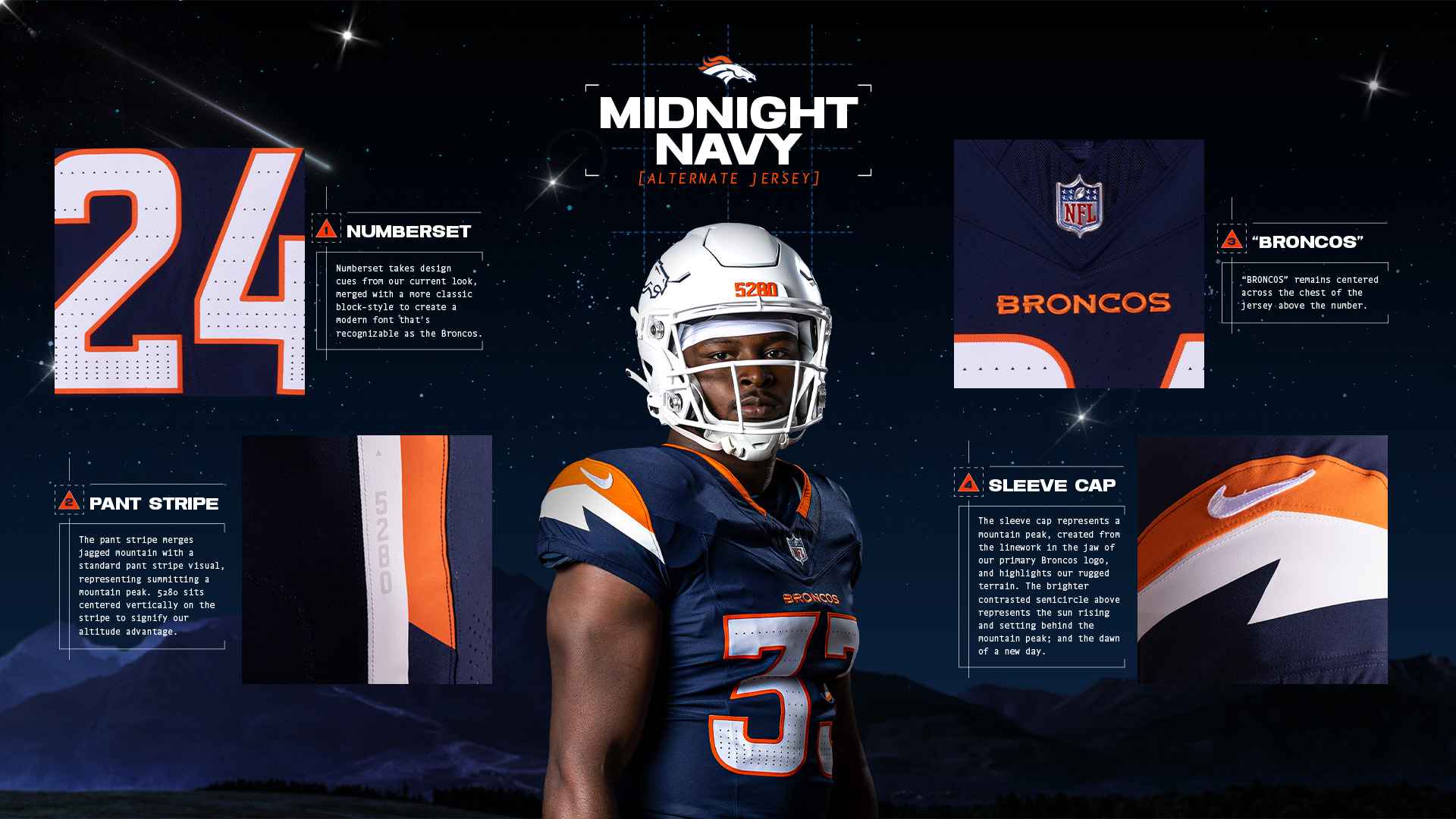 Denver Broncos 2024 Alternative Jersey