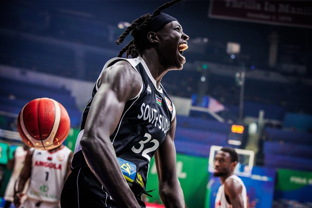 Wenyen Gabriel with South Sudan