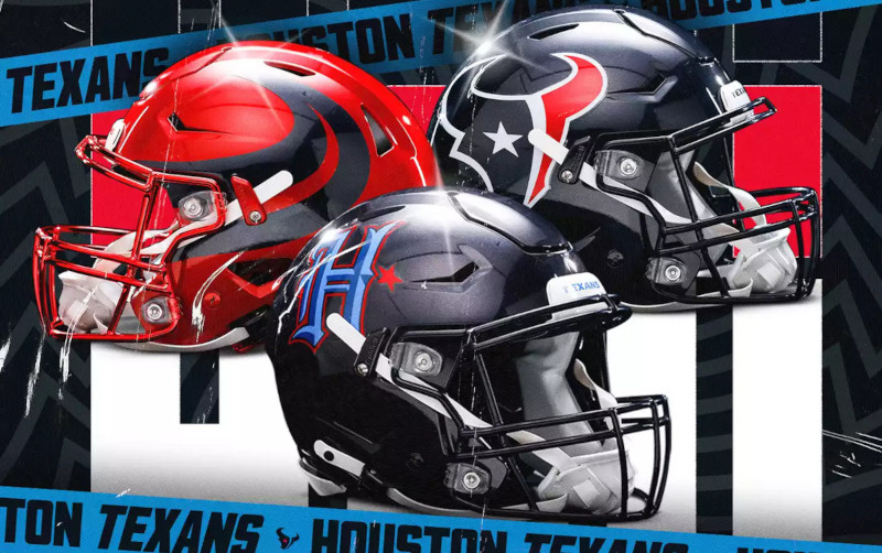 2024 Texans Helmets