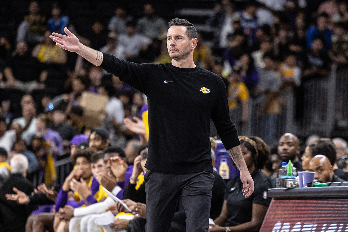 JJ Redick with the Lakers