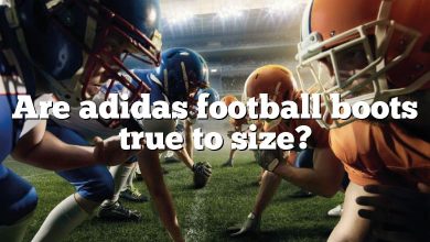 Are adidas football boots true to size?