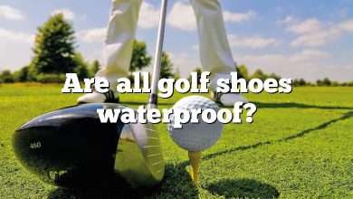 Are all golf shoes waterproof?