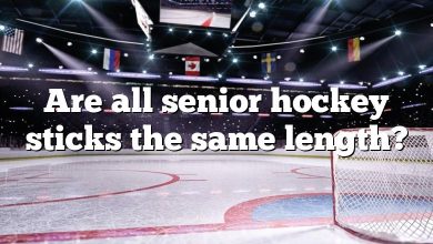 Are all senior hockey sticks the same length?