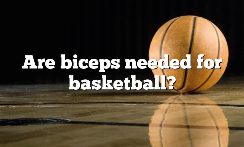 Are biceps needed for basketball?