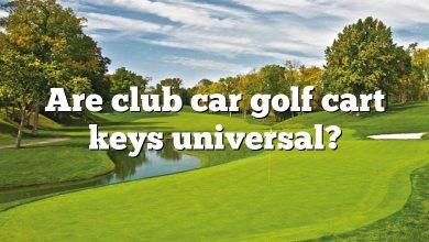 Are club car golf cart keys universal?