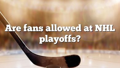 Are fans allowed at NHL playoffs?