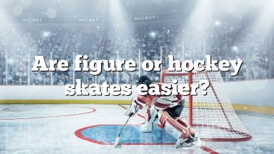 Are figure or hockey skates easier?