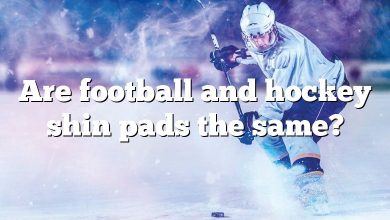 Are football and hockey shin pads the same?