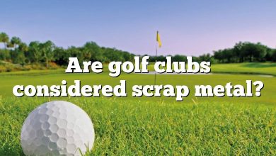 Are golf clubs considered scrap metal?