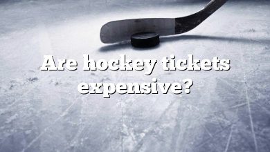 Are hockey tickets expensive?