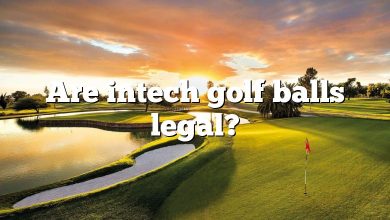 Are intech golf balls legal?