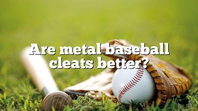 Are metal baseball cleats better?