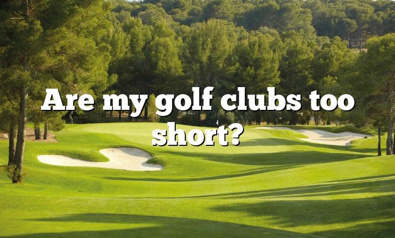 Are my golf clubs too short?