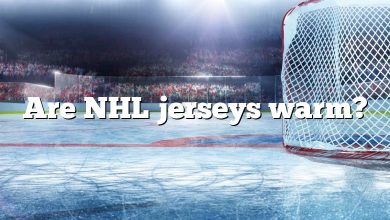 Are NHL jerseys warm?