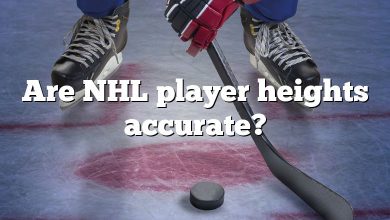 Are NHL player heights accurate?