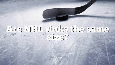 Are NHL rinks the same size?