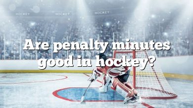 Are penalty minutes good in hockey?