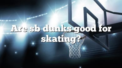 Are sb dunks good for skating?