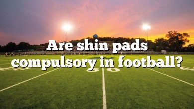 Are shin pads compulsory in football?