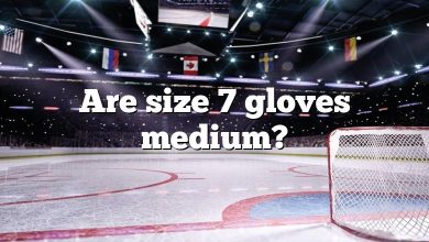 Are size 7 gloves medium?