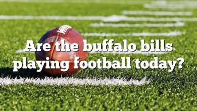 Are the buffalo bills playing football today?