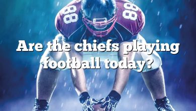 Are the chiefs playing football today?