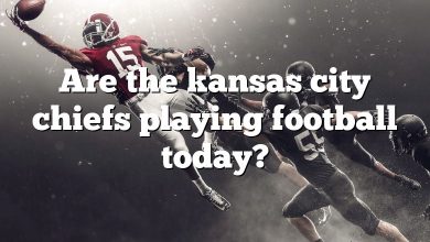 Are the kansas city chiefs playing football today?