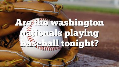 Are the washington nationals playing baseball tonight?