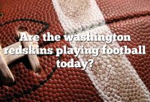 Are the washington redskins playing football today?