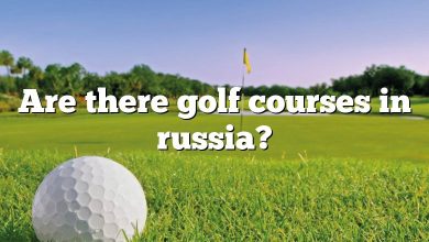 Are there golf courses in russia?