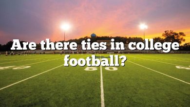 Are there ties in college football?