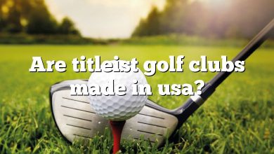 Are titleist golf clubs made in usa?