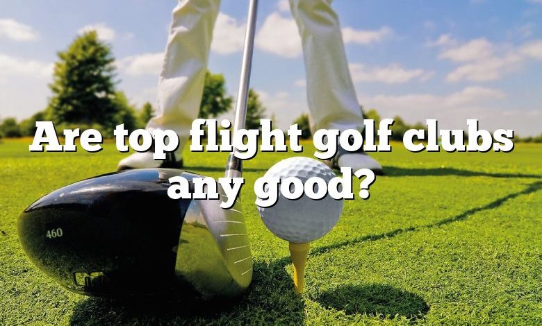 Are top flight golf clubs any good?