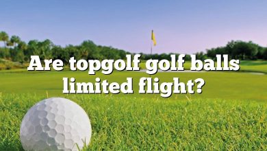 Are topgolf golf balls limited flight?