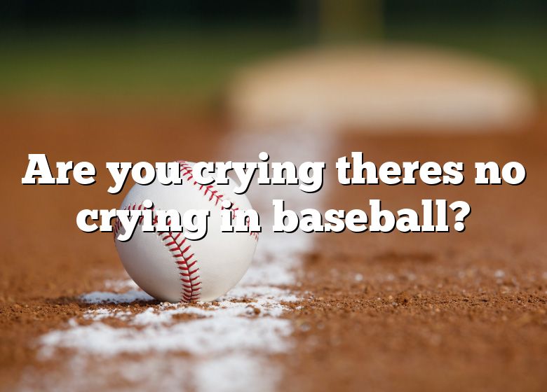There's No Crying in Baseball - GBACG - the Greater Bay Area