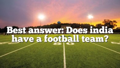 Best answer: Does india have a football team?