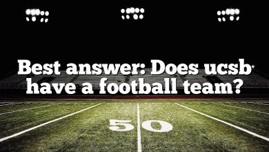 Best answer: Does ucsb have a football team?