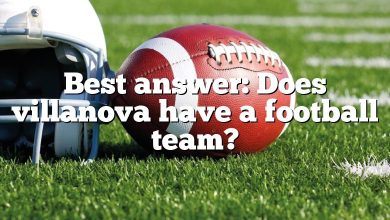 Best answer: Does villanova have a football team?