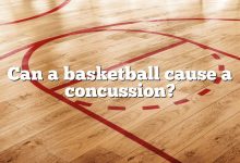 Can a basketball cause a concussion?