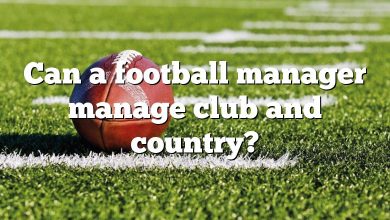 Can a football manager manage club and country?