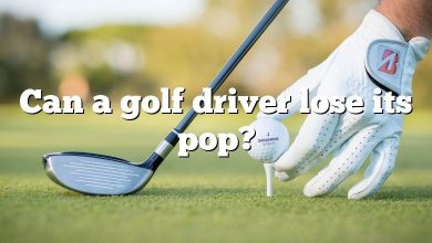 Can a golf driver lose its pop?