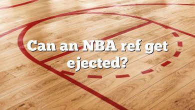 Can an NBA ref get ejected?