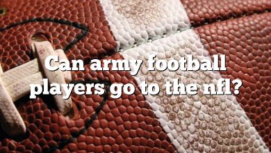 Can army football players go to the nfl?